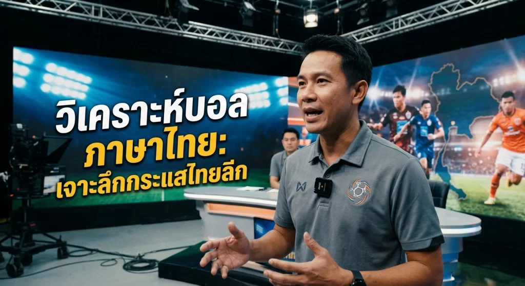 วิเคราะห์บอล ภาษา ไทย: เจาะลึกกระแสไทยลีก
