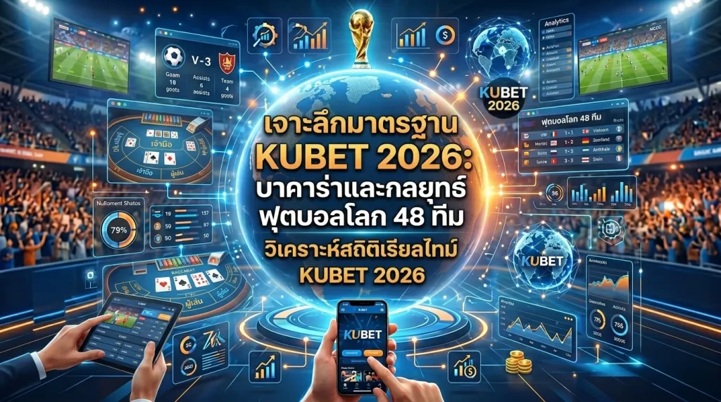 เจาะลึกมาตรฐาน KUBET 2026: บาคาร่าและกลยุทธ์ฟุตบอลโลก 48 ทีม